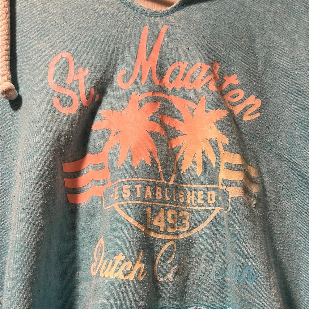 Ocean Drive Blue Hoodie - Picture 2 of 3